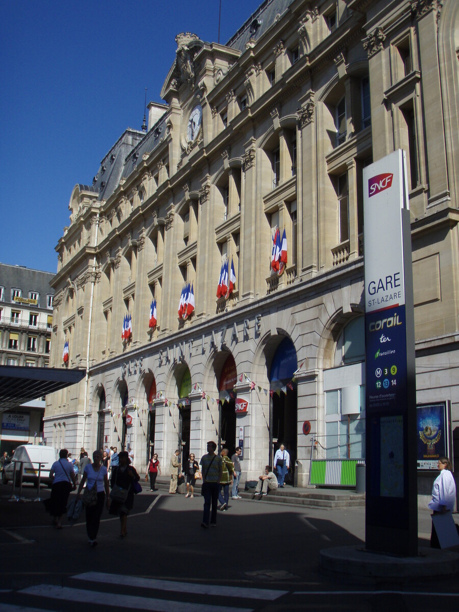 Picture France Paris Gare St Lazarre 2007-07 3 - Land Gare St Lazarre