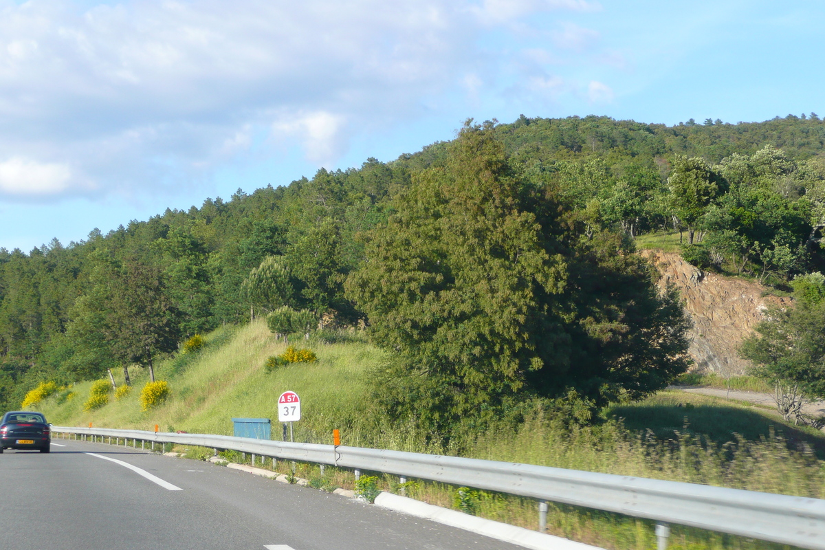 Picture France French Riviera A57 highway 2008-05 41 - Land A57 highway