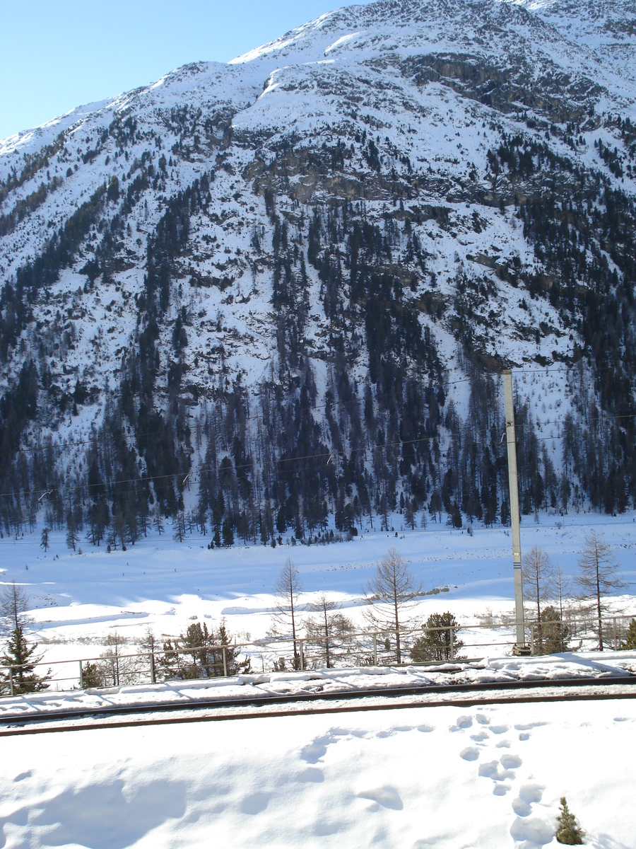 Picture Swiss From Pontresina to Lago Bianco 2007-01 20 - City From Pontresina to Lago Bianco