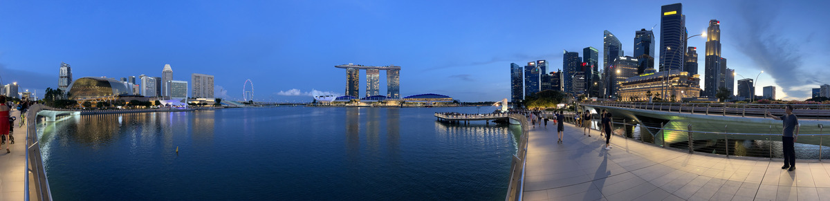 Picture Singapore Marina Bay 2023-01 42 - Sunset Marina Bay