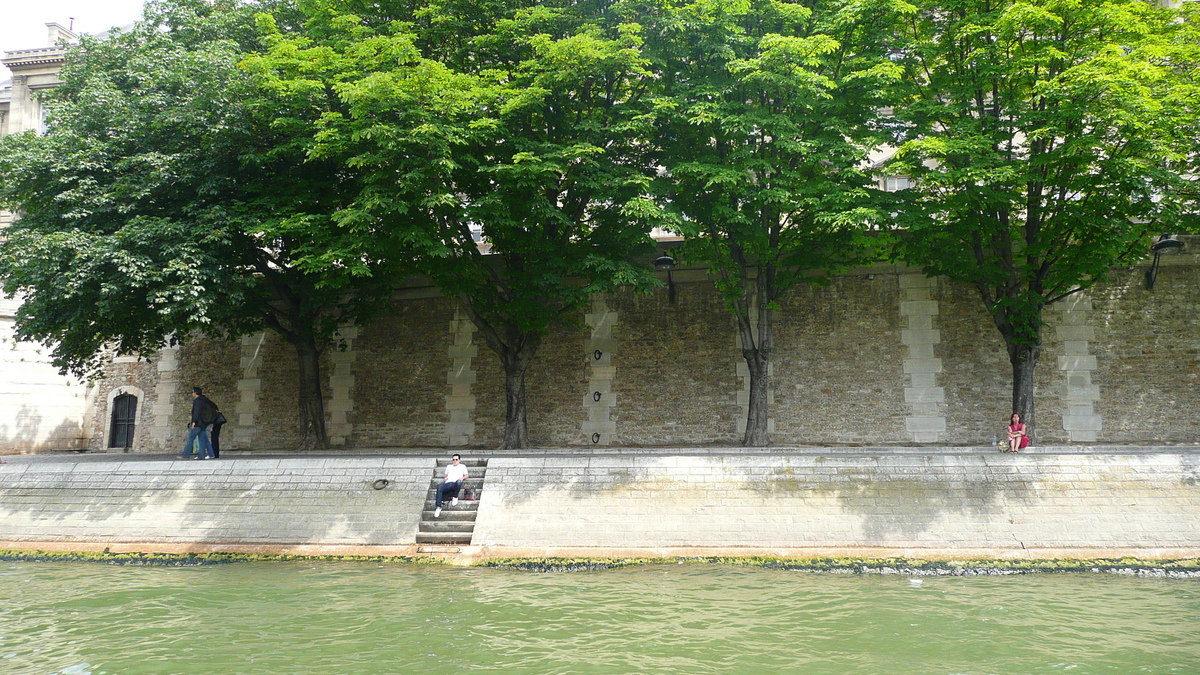 Picture France Paris Seine river 2007-06 11 - Night Seine river