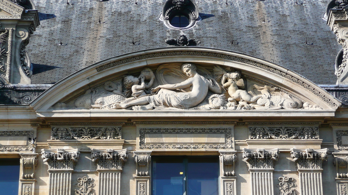 Picture France Paris Louvre Riverside facade of Louvre 2007-07 74 - Hotel Riverside facade of Louvre