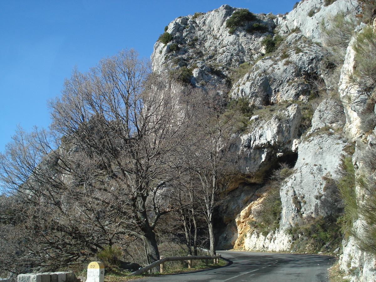 Picture France Coursegoule to Greolieres les neiges road 2007-01 31 - Accomodation Coursegoule to Greolieres les neiges road