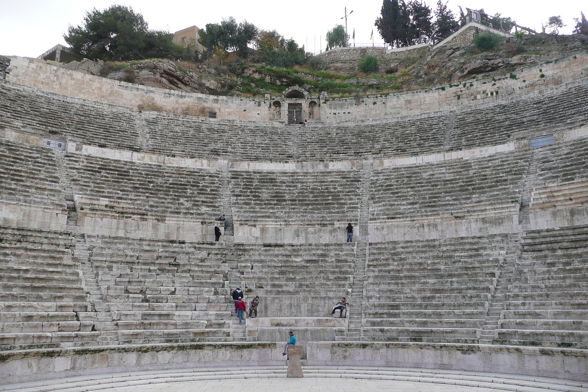 Picture Jordan Amman Roman Theater 2007-12 5 - Rooms Roman Theater