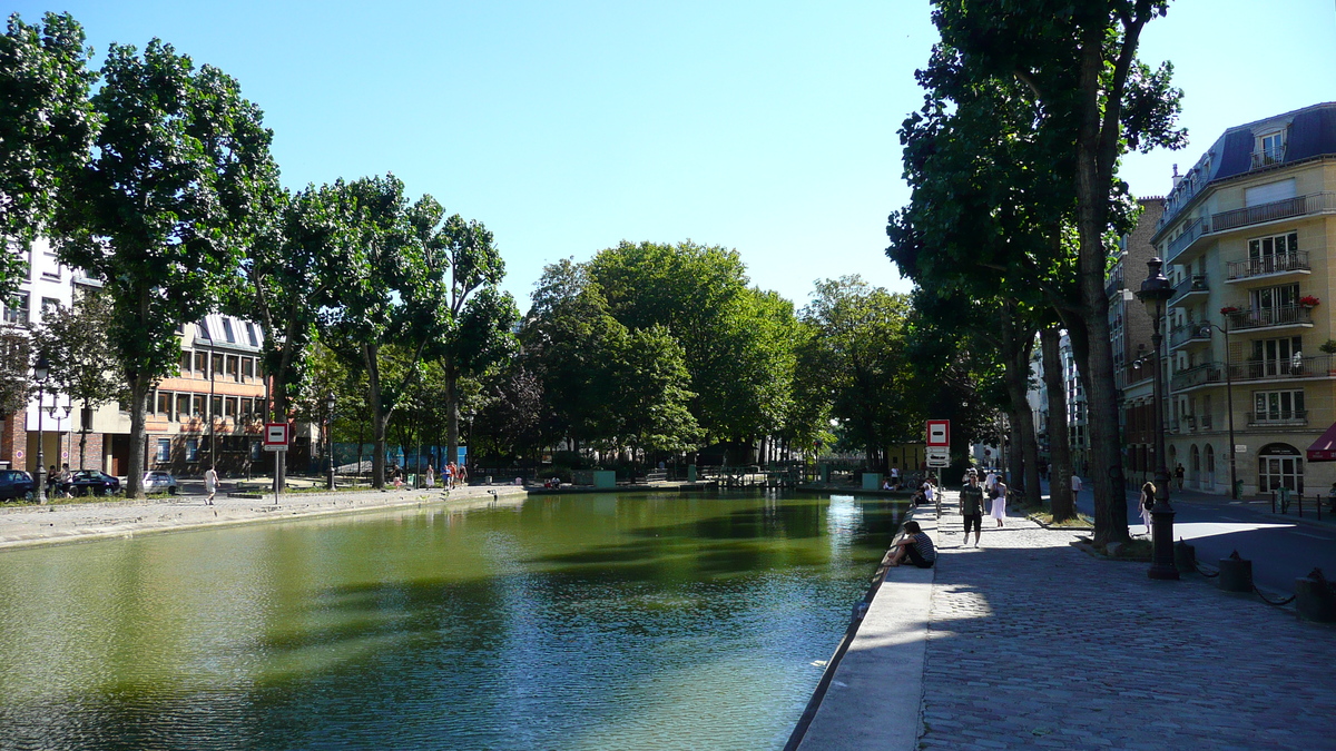 Picture France Paris Canal St Martin 2007-08 54 - Summer Canal St Martin