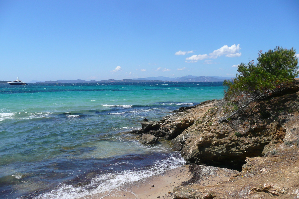 Picture France Porquerolles Island Courtade beach 2008-05 25 - Weather Courtade beach