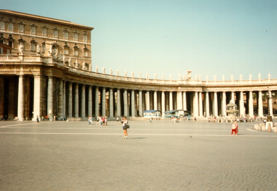 Picture Italy Rome 1989-09 32 - Sunset Rome