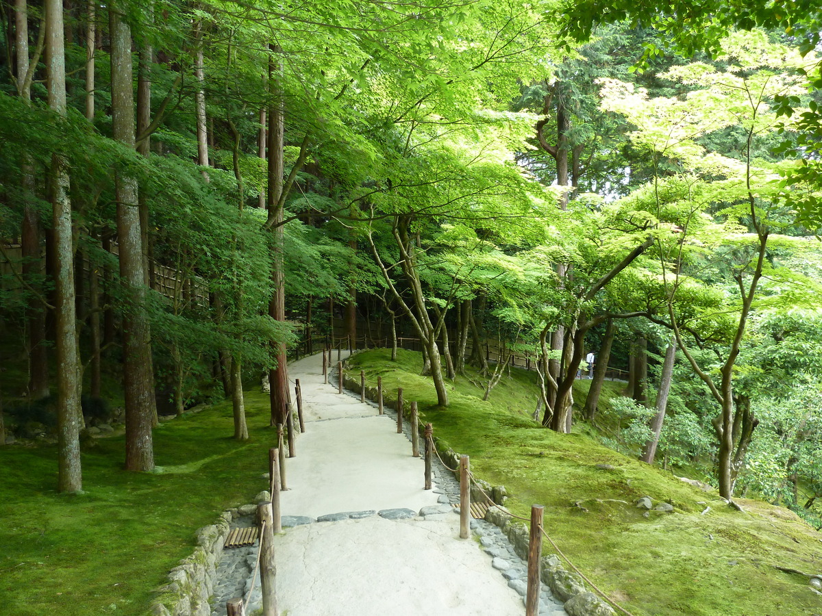 Picture Japan Kyoto Ginkakuji Temple(Silver Pavilion) 2010-06 2 - Waterfalls Ginkakuji Temple(Silver Pavilion)