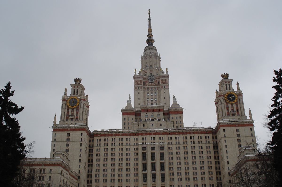 Picture Russia Moscow Moscow State University 2006-03 8 - Rain Season Moscow State University