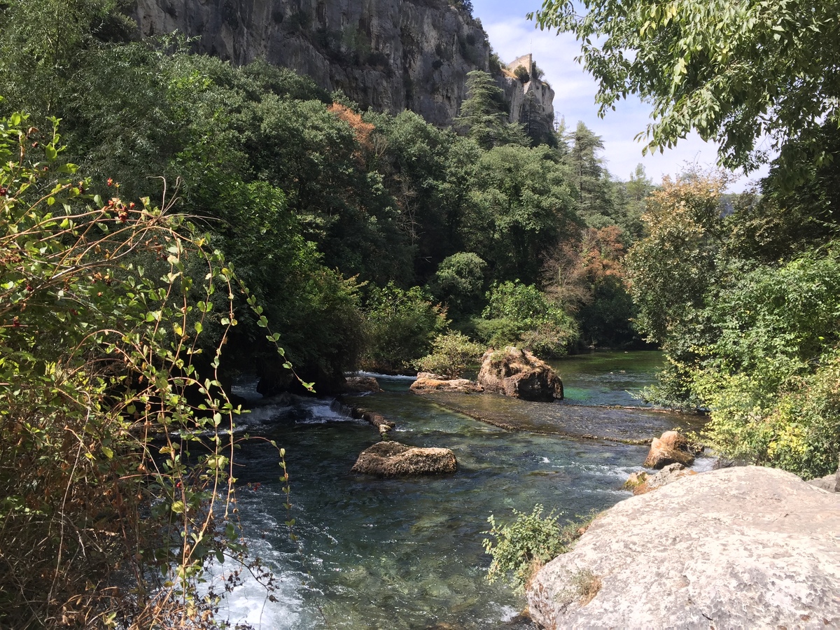 Picture France Fontaine-de-Vaucluse 2017-08 30 - Waterfalls Fontaine-de-Vaucluse