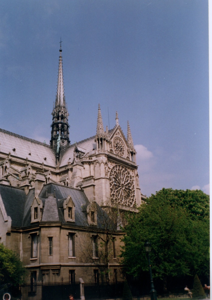 Picture France Paris Notre Dame 1996-05 4 - City View Notre Dame