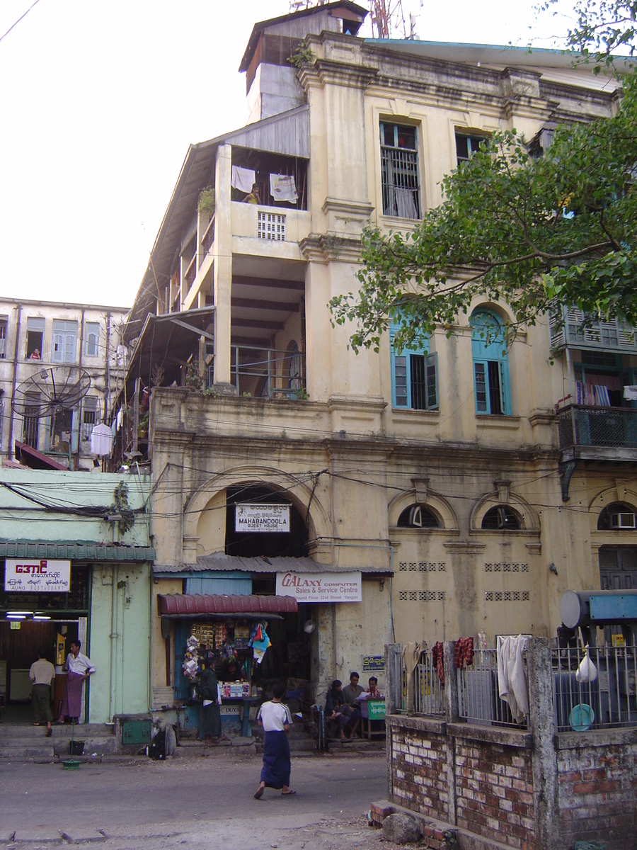 Picture Myanmar Yangon Mahabandoola Guest House 2005-01 2 - City View Mahabandoola Guest House