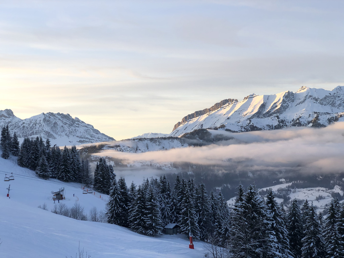 Picture France Praz sur Arly 2019-12 441 - Sunset Praz sur Arly