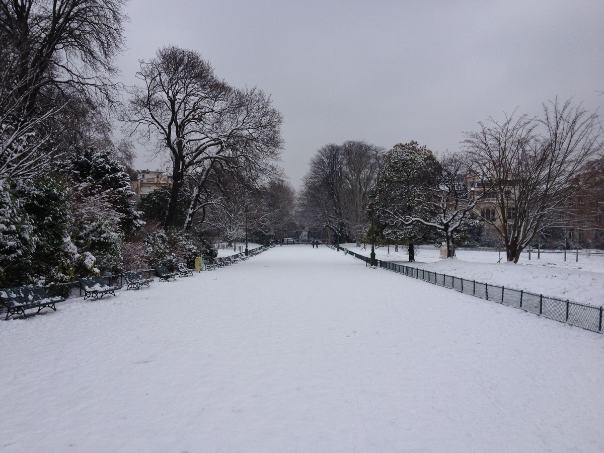 Picture France Paris Monceau Garden 2013-01 6 - Winter Monceau Garden