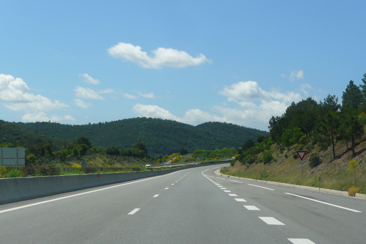 Picture France French Riviera A57 highway 2008-05 57 - Spring A57 highway