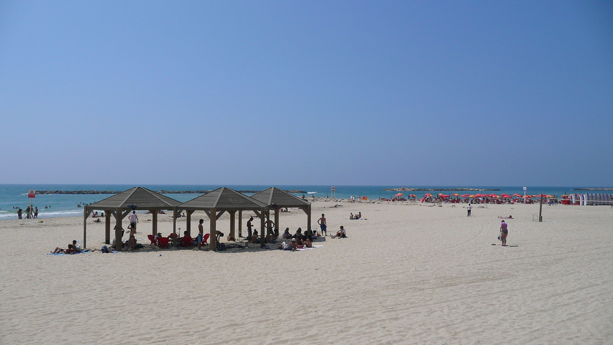 Picture Israel Tel Aviv Tel Aviv Beach 2007-06 18 - Sunset Tel Aviv Beach