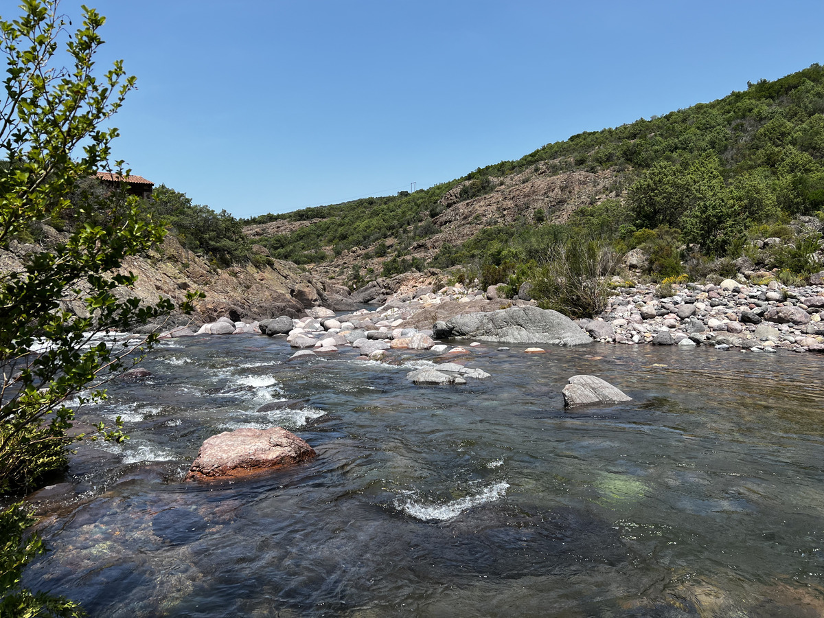 Picture France Corsica Fango river 2023-06 7 - Sunset Fango river