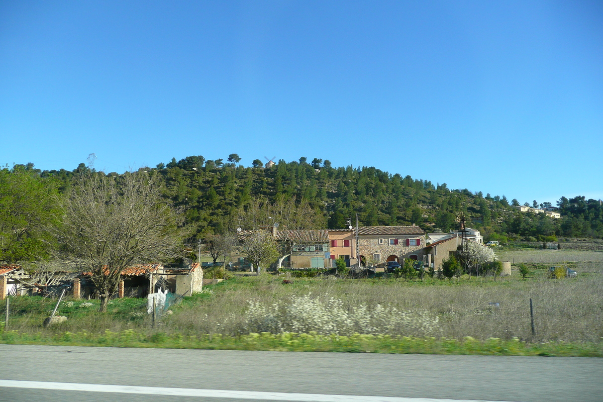 Picture France French Riviera Le Luc to Aix Road 2008-04 41 - Spring Le Luc to Aix Road