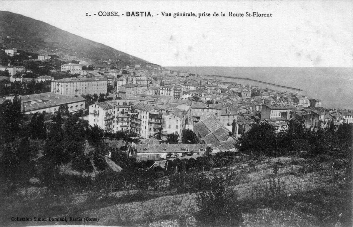 Picture France Corsica Old Postcards bastia 1900-01 129 - Hotels bastia