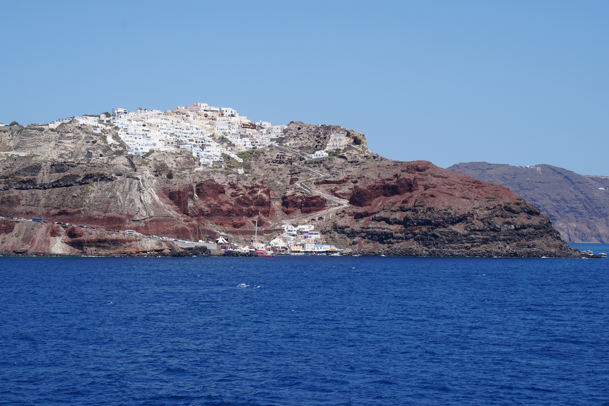 Picture Greece Santorini Santorini caldera 2016-07 14 - Lakes Santorini caldera