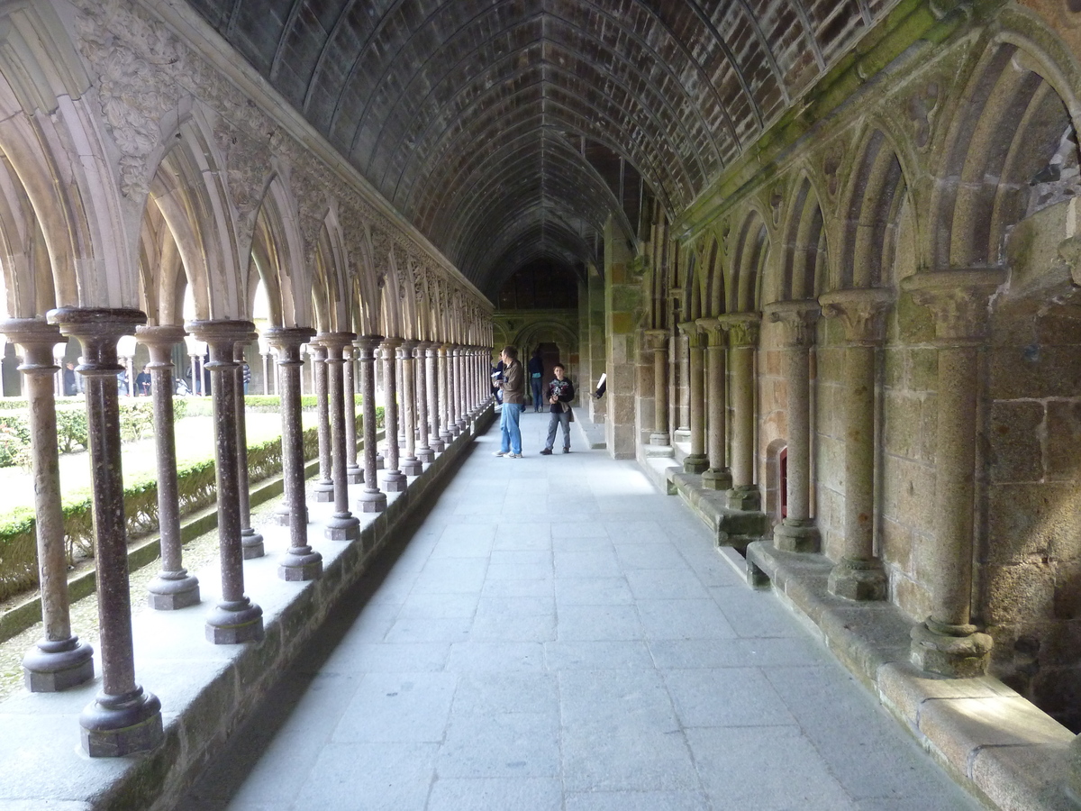 Picture France Mont St Michel Mont St Michel Abbey Cloister 2010-04 69 - Shopping Mont St Michel Abbey Cloister