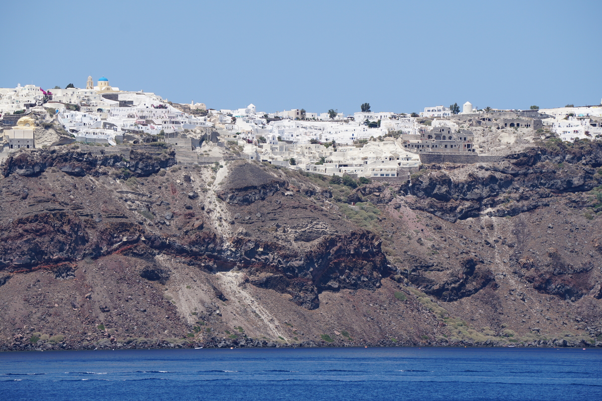 Picture Greece Santorini Santorini caldera 2016-07 21 - Lakes Santorini caldera