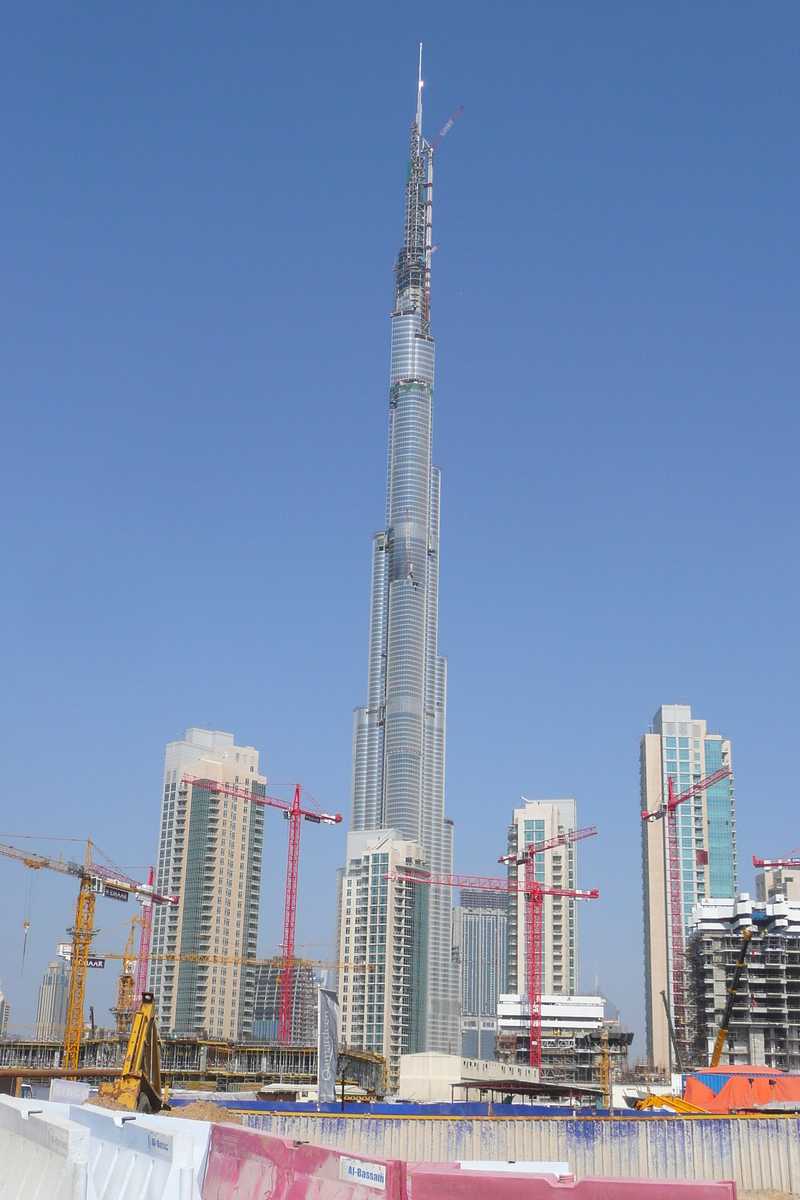 Picture United Arab Emirates Dubai Burj Dubai 2009-01 28 - Monument Burj Dubai