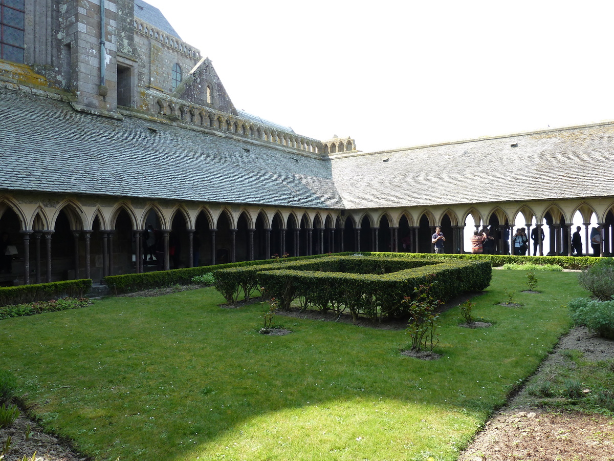 Picture France Mont St Michel Mont St Michel Abbey Cloister 2010-04 72 - French Restaurant Mont St Michel Abbey Cloister