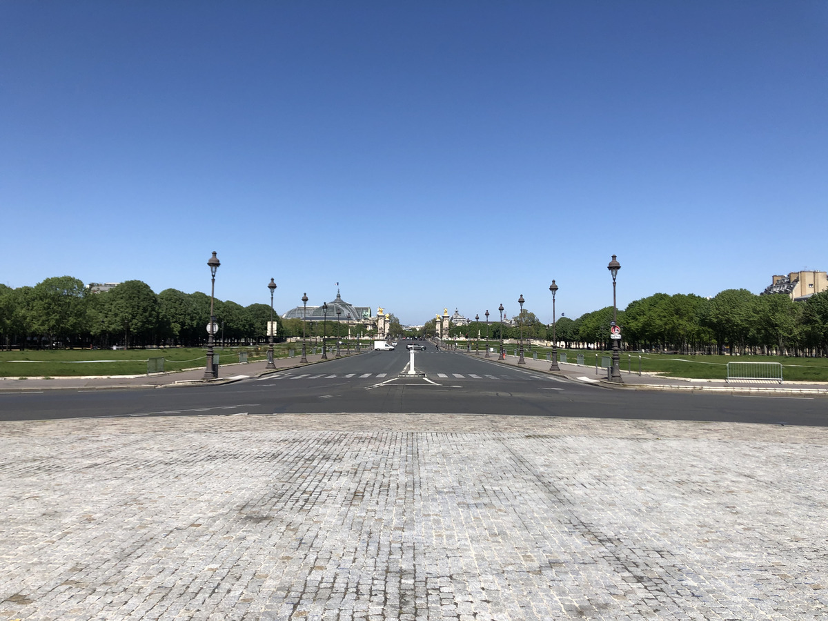 Picture France Paris lockdown 2020-04 226 - Monument Paris lockdown