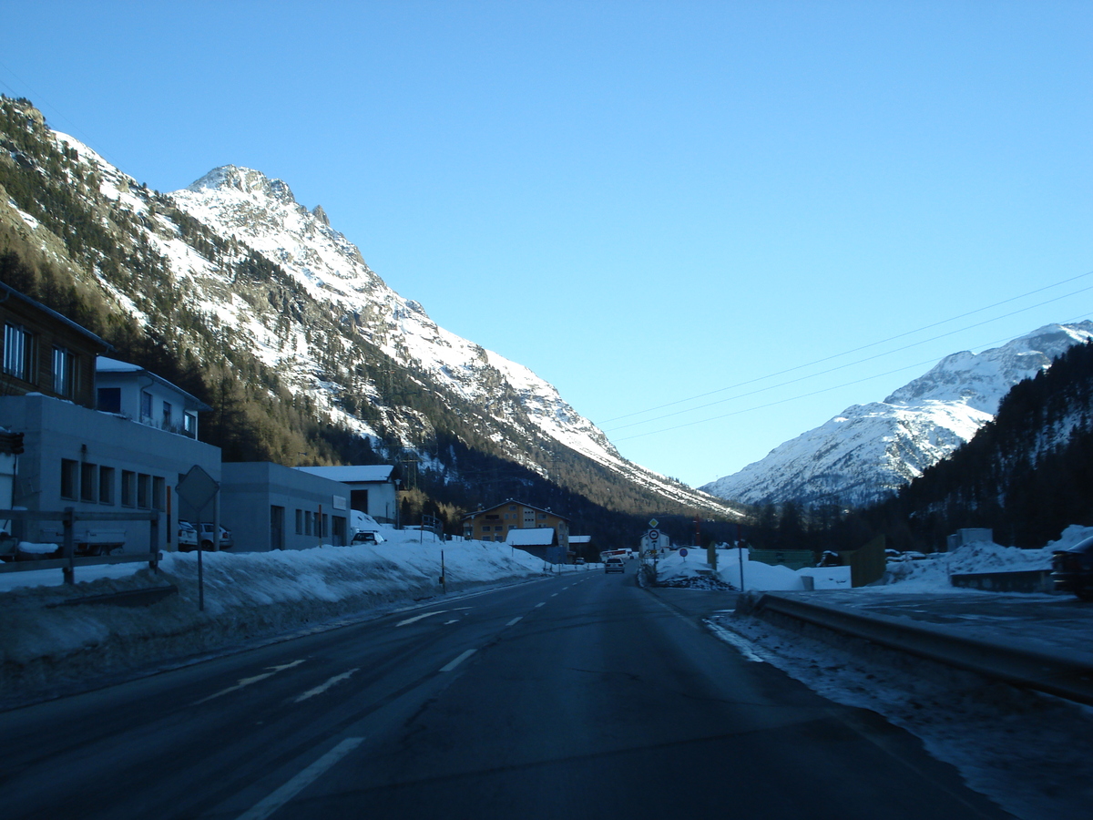 Picture Swiss From Pontresina to Lago Bianco 2007-01 29 - City From Pontresina to Lago Bianco