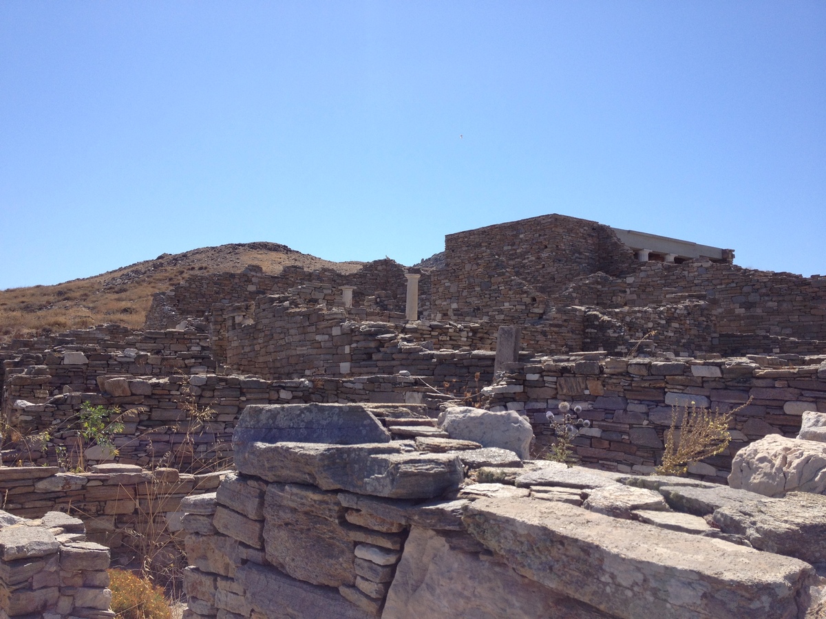 Picture Greece Delos 2014-07 36 - Walking Street Delos