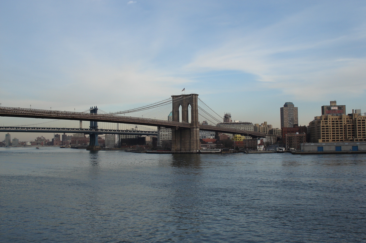 Picture United States New York South Street seaport 2006-03 2 - Sunset South Street seaport