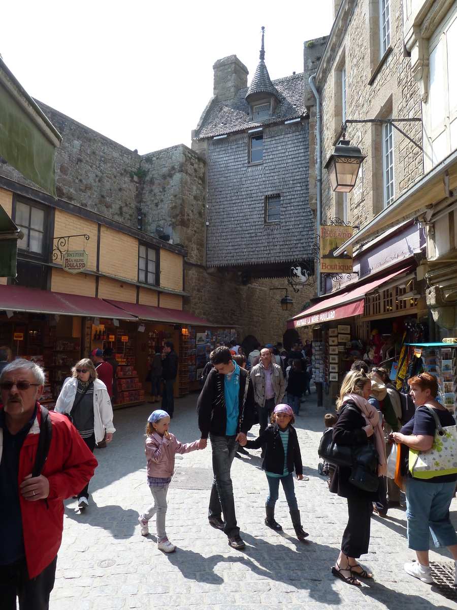 Picture France Mont St Michel Mont St Michel Village 2010-04 46 - Walking Street Mont St Michel Village