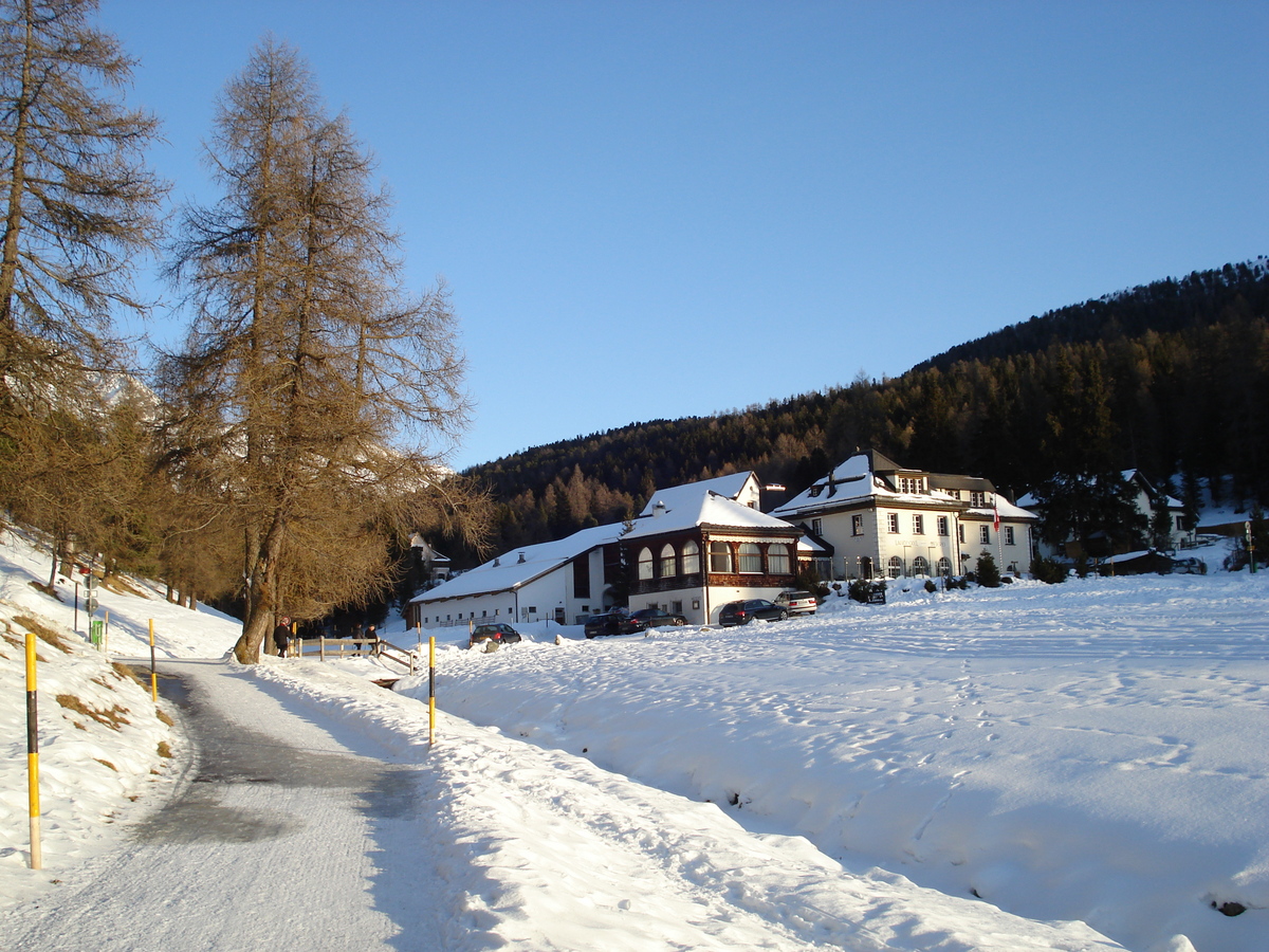 Picture Swiss St Moritz Schlarigna 2007-01 28 - Sunset St Moritz Schlarigna