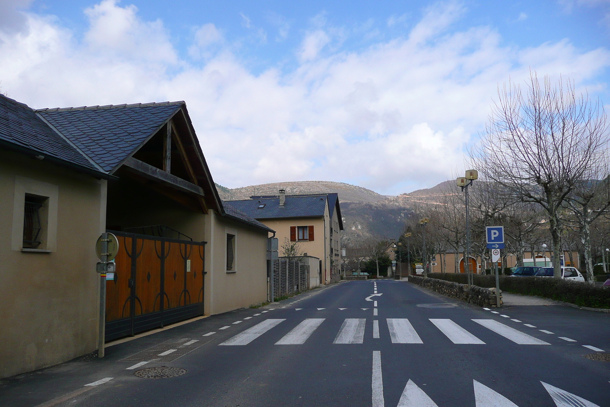 Picture France Cevennes Mountains Cocures to Florac road 2008-04 25 - Transport Cocures to Florac road