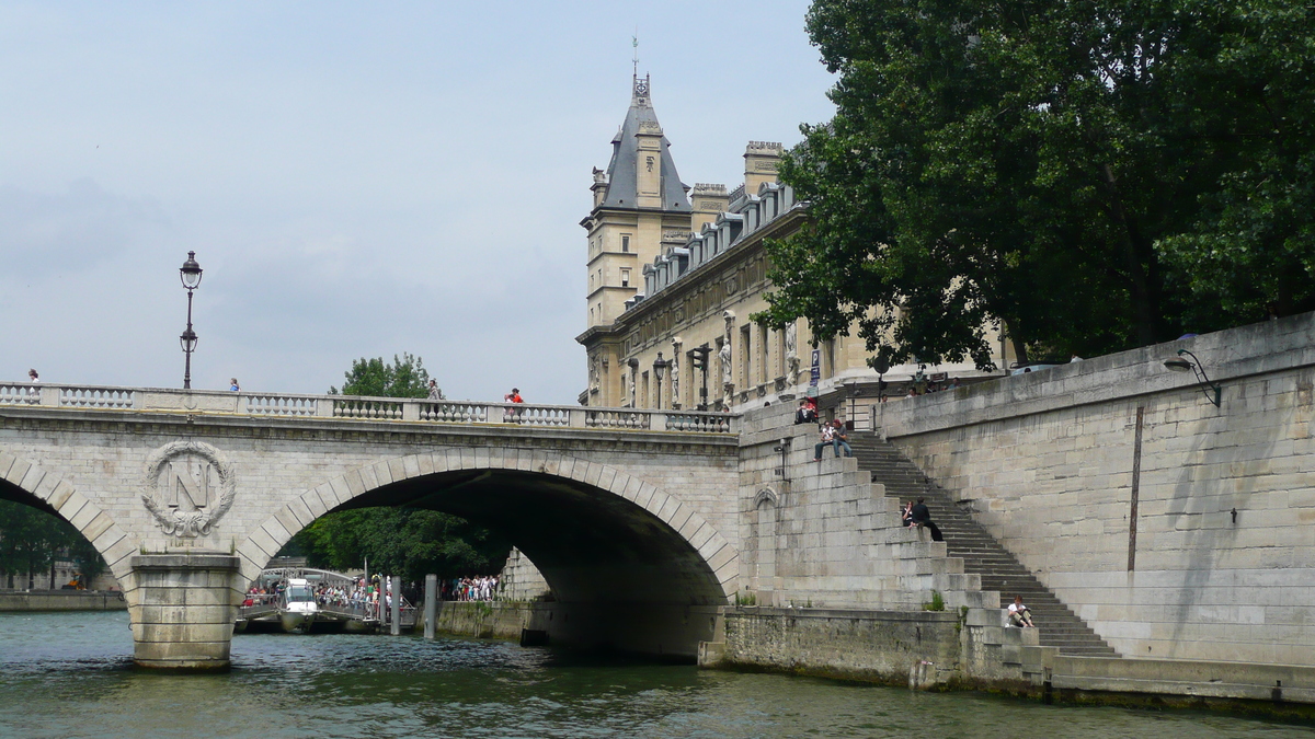 Picture France Paris Seine river 2007-06 265 - Waterfall Seine river