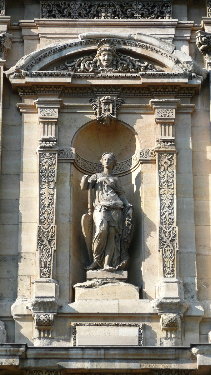 Picture France Paris Louvre Riverside facade of Louvre 2007-07 58 - Streets Riverside facade of Louvre