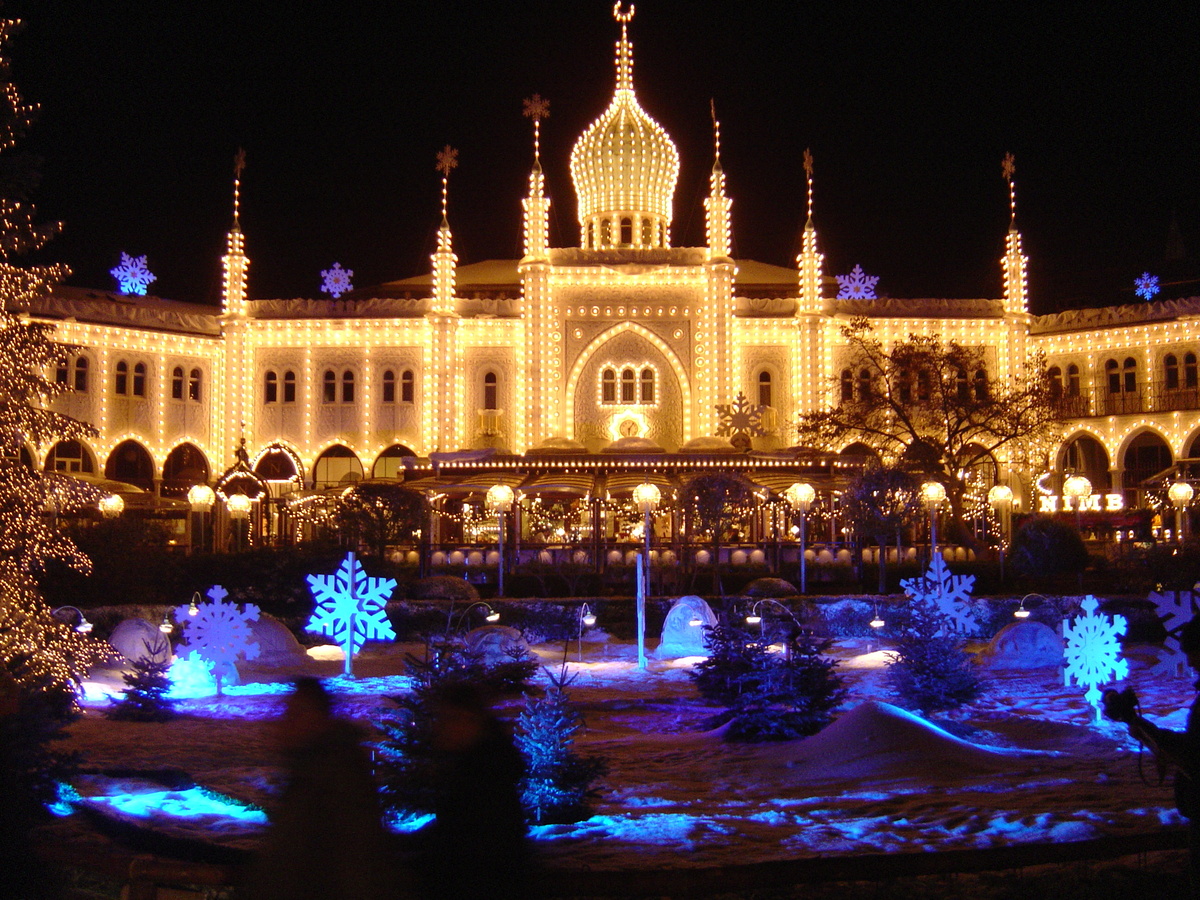 Picture Denmark Copenhagen Tivoli Park 2004-11 51 - French Restaurant Tivoli Park