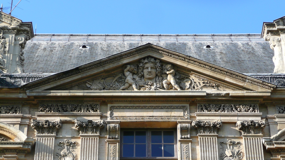 Picture France Paris Louvre Riverside facade of Louvre 2007-07 39 - Lakes Riverside facade of Louvre