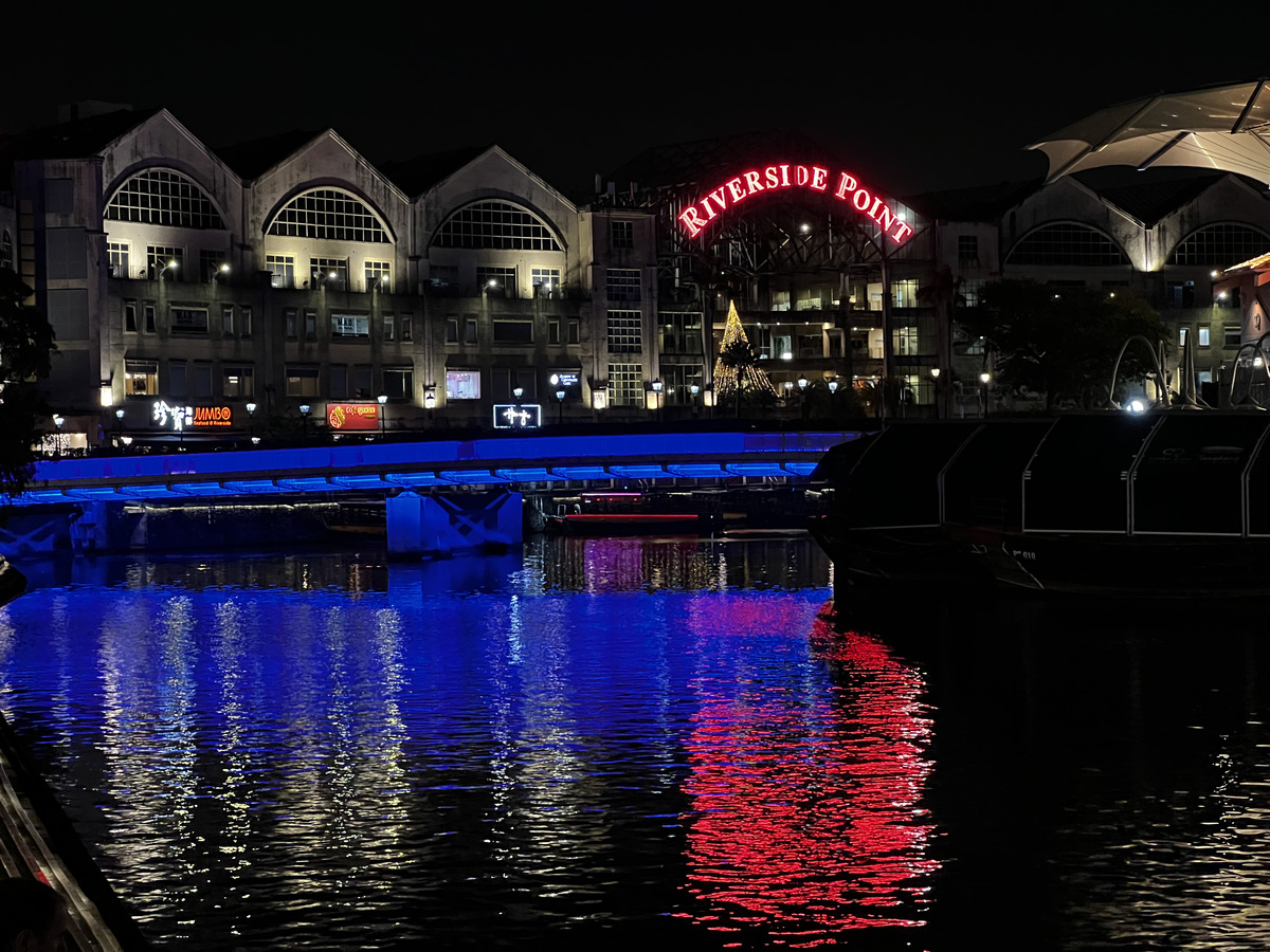 Picture Singapore Clarke Quay 2023-01 10 - Sunset Clarke Quay