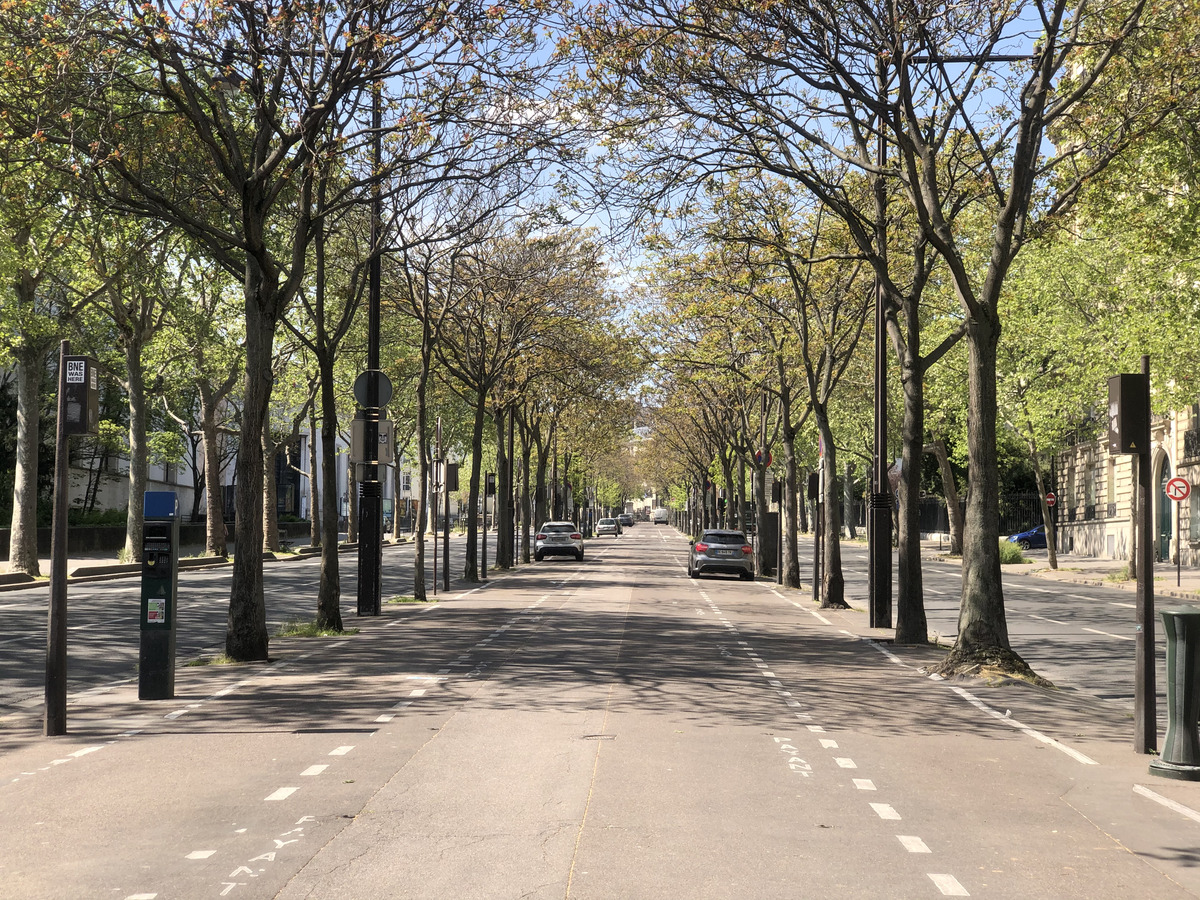 Picture France Paris lockdown 2020-04 180 - Streets Paris lockdown