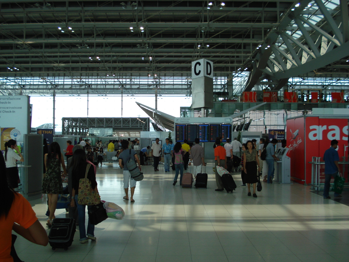 Picture Thailand Bangkok Suvarnabhumi Airport 2007-02 69 - Monument Suvarnabhumi Airport