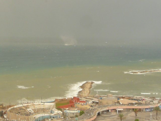 Picture Israel Tel Aviv David Intercontinental Hotel Room view 2007-11 1 - Sauna Room view