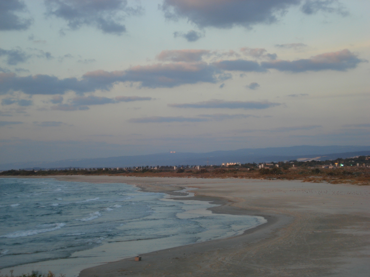 Picture Israel From Haifa to Tel Aviv 2006-12 33 - Sunset From Haifa to Tel Aviv