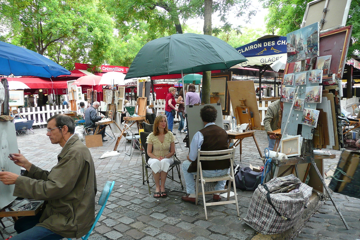 Picture France Paris Place du Tertre 2007-06 38 - Walking Street Place du Tertre