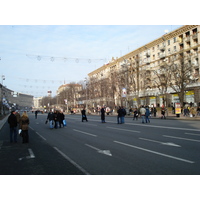 Picture Ukraine Kiev Kreschatyk Street 2007-03 24 - Hotel Kreschatyk Street