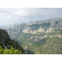 Picture France Gorges du Verdon 2002-09 22 - To see Gorges du Verdon