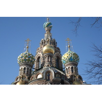 Picture Russia St Petersburg Cathedral of the savior on blood 2006-03 1 - Street Cathedral of the savior on blood