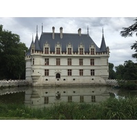 Picture France Azay-le-Rideau Castle 2017-08 3 - City View Azay-le-Rideau Castle