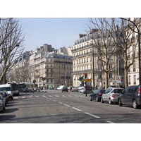 Picture France Paris 17th Arrondissement Boulevard de Courcelles 2006-03 5 - Sunrise Boulevard de Courcelles